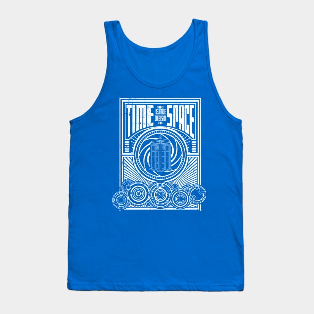 Time and Space Tank Top by Buzatron